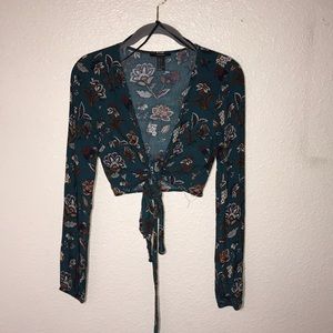 forger 21 floral crop top.